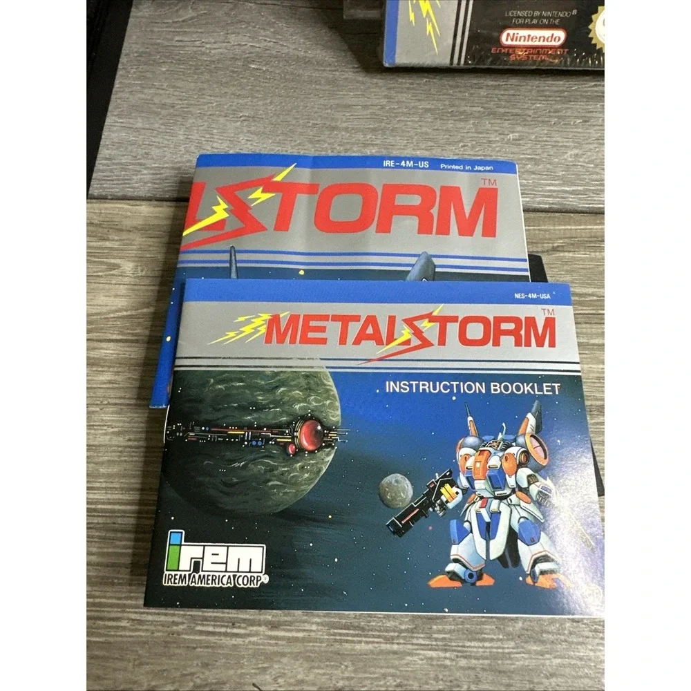 Metal Storm CIB Complete In Box AUTHENTIC (Nintendo Entertainment System,‎ 1991)